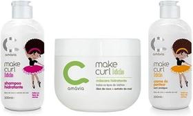 Kit shampoo + mascara + creme make curl kids - amávia