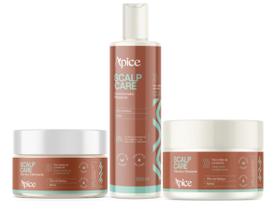 Kit Shampoo, Mascara E Esfoliante Scalp Care Apice Kit Shampoo, Mascara E Esfoliante Scalp Care Apice