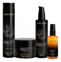 Kit Shampoo+mascara+final+óleo Absolute Aneethun Lançamento