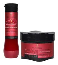 Kit Shampoo Máscara Intensificador Cor Color Red Hidrabell