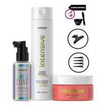 Kit Shampoo, Máscara Intensive E Magic Coat Kit Shampoo, Máscara Intensive E Magic Coat