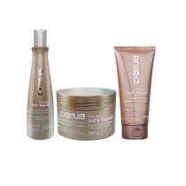 Kit Shampoo Mascara Leave-in Nutritivo Therapy Safe Ckamura