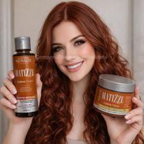 Kit Shampoo + Máscara Matizze Tonalizante Ruivo Pigmentador Brilho Cor Intensa Sem Amônia Kit Shampoo + Máscara Matizze Tonalizante Ruivo Pigmentador Brilho Cor Intensa Sem Amônia