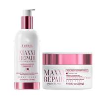 Kit Shampoo Máscara Maxxi Repair Nutritiva 2x250ml Tyrrel Kit Shampoo Máscara Maxxi Repair Nutritiva 2x250ml Tyrrel