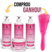 Kit Shampoo, Mascara, Modelador + BRINDE Encaracolados