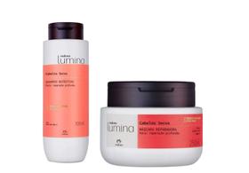 kit shampoo + máscara para cabelos secos Lumina Natura