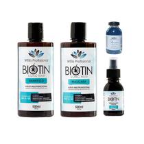 Kit Shampoo Máscara Tônico e Ampola Semi