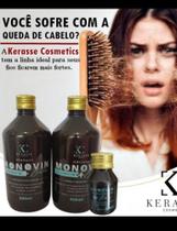 Kit shampoo +mascara+tônico Monovin fortalecedor capilar