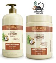 Kit Shampoo +máscara Umectante Óleo De Coco Bio Extratus 1lt