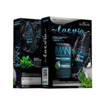 Kit shampoo menthol action 3 in 1 400ml + shampoo menthol 200ml - laevia - SALVATORE