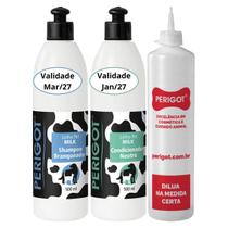 Kit Shampoo Milk Branqueador Condicionador Neutro e Almotolia 600ml Perigot Para Cães e Gatos Kit Shampoo Milk Branqueador Condicionador Neutro e Almotolia 600ml Perigot Para Cães e Gatos