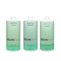 Kit Shampoo Moisturizer Condicionador Acidificante 1000ml Veganíssima Kpro