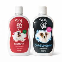 Kit Shampoo Morango + Condicionador Para Cães e gatos Petside 500ml Kit Shampoo Morango + Condicionador Para Cães e gatos Petside 500ml