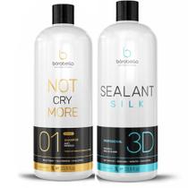 Kit Shampoo Não Chore Mais e Selagem Silk 3D Borabella