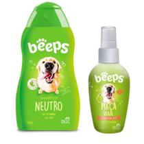 Kit Shampoo Neutro 500ml + Colônia De Maça Verde 60ml Beeps