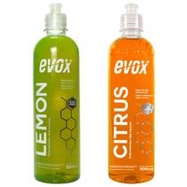 Kit Shampoo Neutro Citrus + Desengordurante Lemon Evox