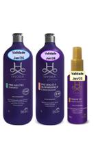 Kit Shampoo Neutro Condicionador Brilho Desembaraço 1L E Colônia Forever Vip 130ml Cães Gatos