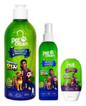 Kit Shampoo Neutro Hidratante Perfume Macho Turma Do R10 Pet Clean Kit Shampoo Neutro Hidratante Perfume Macho Turma Do R10 Pet Clean