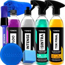 Kit Shampoo Neutro V-floc Revitalizador Intense Limpador Sintra Fast Cera Automotiva Liquida Tok FInal Spray Vonixx