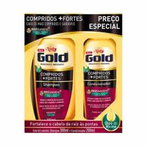 Kit Shampoo Niely Gold Compridos Fortes 275ml Condicionador 175ml