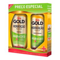 Kit Shampoo Niely Gold Hidratação Milagrosa Óleo de Coco 275ml + Condicionador 175ml Kit Shampoo Niely Gold Hidratação Milagrosa Óleo de Coco 275ml + Condicionador 175ml