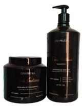 kit Shampoo Ouro indiano 1 L + Máscara Ouro Indiano 1 Kg - Grankéra Profissional