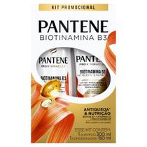 Kit Shampoo Pantene Biotinamina B3 300ml + Condicionador 150ml Kit Shampoo Pantene Biotinamina B3 300ml + Condicionador 150ml