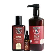 Kit Shampoo para Barba + Balm para Barba 500g + Oleo para Barba Frasco - Muchacho Classic Kit Shampoo para Barba + Balm para Barba 500g + Oleo para Barba Frasco - Muchacho Classic