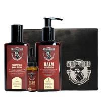 Kit Shampoo para Barba + Balm para Barba + Oleo para Barba - Muchacho Classic Frasco Kit Shampoo para Barba + Balm para Barba + Oleo para Barba - Muchacho Classic Frasco