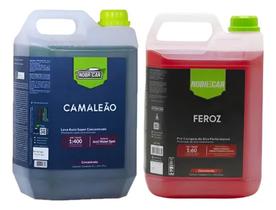 Kit Shampoo Para Pré Lavagem E Esfregação Camaleão Feroz 5l
