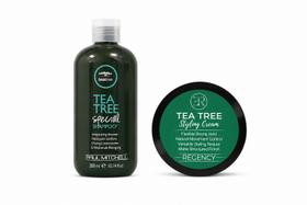 Kit Shampoo Paul Mitchell Tea Tree Special Pomada Tea Tree Styling Cream Regency