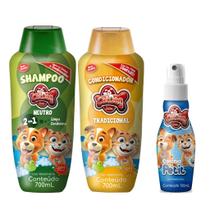 KIT Shampoo, Perfume e Condicionador Cat Dog Cães e Gatos