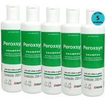 Kit Shampoo Peroxsyn König 200ml com 5 unidades