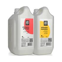 Kit Shampoo Pêssego 4.6L e Bálsamo Mamaína 4.6L Yamá