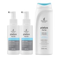 Kit Shampoo Pielus Forte 200ML + 2 Loções Pielus Forte