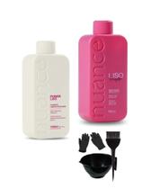 Kit Shampoo Power Liss Limpeza Profunda + Escova Liso Perfeito Nuance Professional 1L