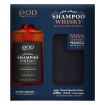 Kit Shampoo QBS Old School Whisky 220ml + Carteira Mágica