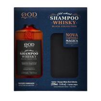 Kit Shampoo Qod Barber Shop Whiskey 220ml + Carteira Mágica