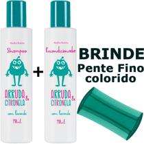 Kit Shampoo + Recondicionador Contra Piolhos Arruda e Citronela Abelha Rainha