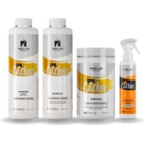 Kit Shampoo Recuperador Máscara e finalizador Spa Dos Cachos Kit Shampoo Recuperador Máscara e finalizador Spa Dos Cachos