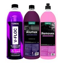 Kit shampoo removex alumax v-floc 1,5l vonixx