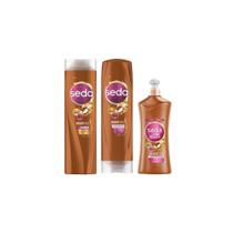 Kit Shampoo Seda 325Ml + Cond + Pentear Crespoforce