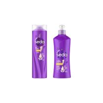 Kit Shampoo Seda 325Ml+Creme Pentear 300Ml Liso Perfeito