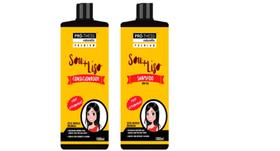 Kit Shampoo sem+Condicionador 1L PRÓ-THESS Sou+Liso