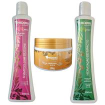 Kit Shampoo Silicone Condicionador Impacto + Máscara Midori