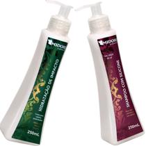 Kit Shampoo Silicone Condicionador Impacto Midori 250ml Cada
