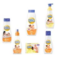 kit shampoo, spray desembaraçador , colonia,talco , espuma de banho , sabonete barra PomPom - pom pom