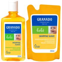 Kit Shampoo Suave Tradicional Granado Bebê + Refil 250ml