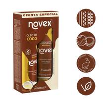 Kit Shampoo Tratamento Cond Capilar Oleo Coco Vitay Novex