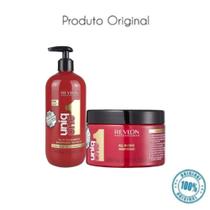 Kit Shampoo Uniq 490ml E Máscara 300ml Uniq One Revlon All In One